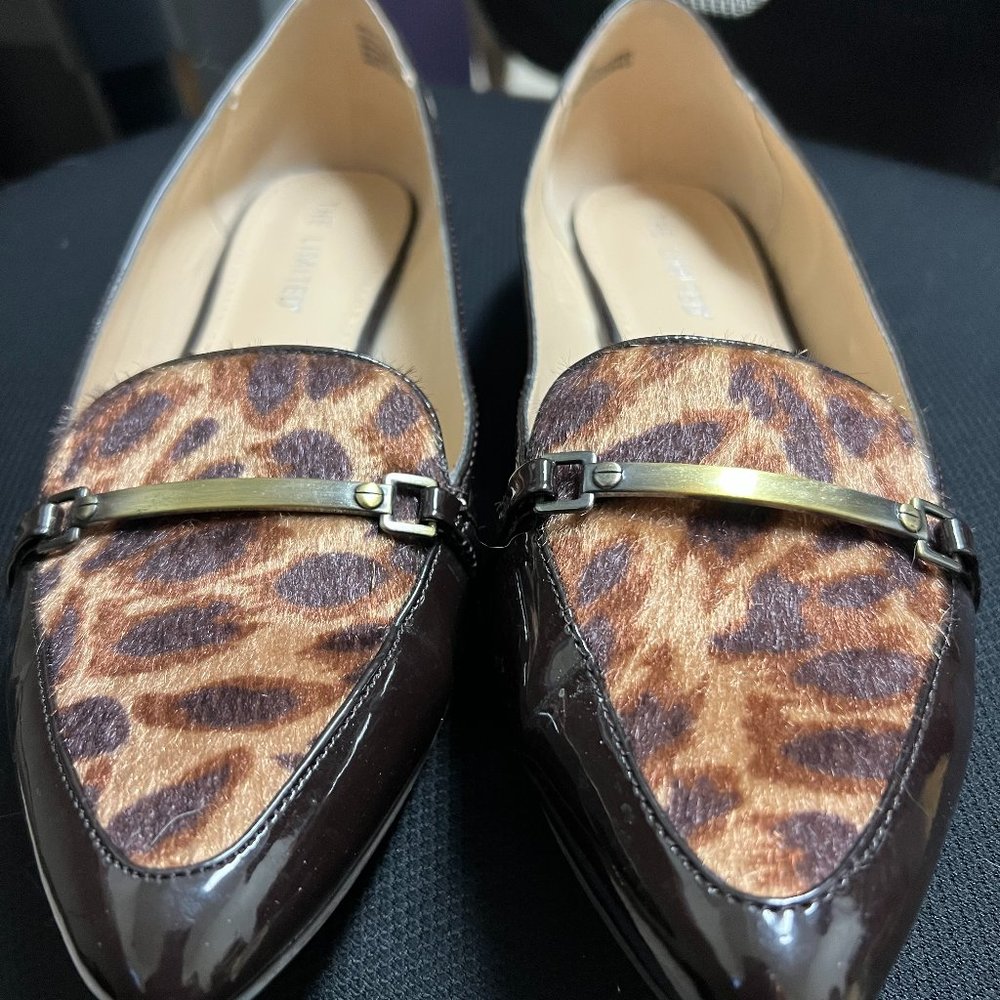 The Limited Qalita Flats Patent Pointy Toe Size 8.5M